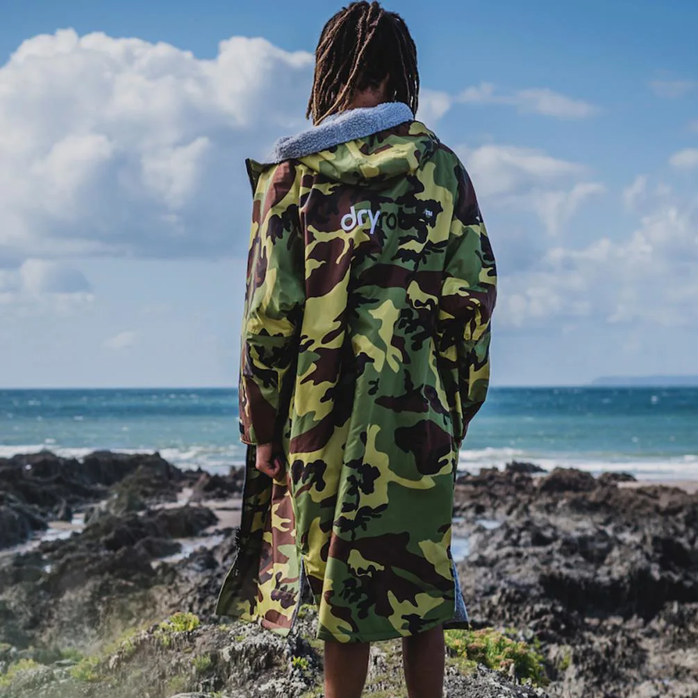 dryrobe Advance Long Sleeve Changing Robe - Camo / Grey Extra Image 8